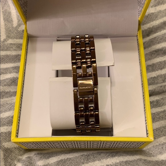 LIZ CLAIBORNE Bronze Watch with Crystal Accents main image 3